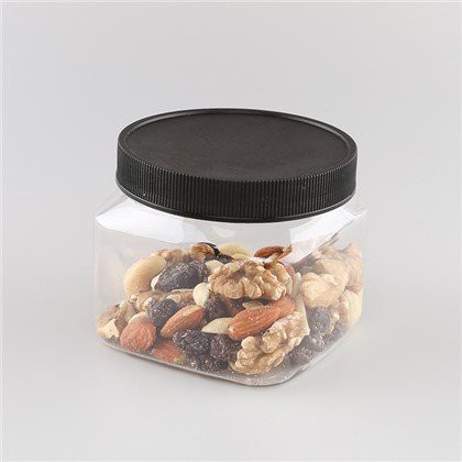 Balang Jelas Persegi dengan Penutup